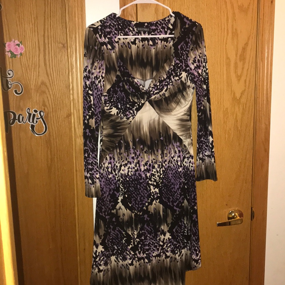 Business/casual long sleeve dress.